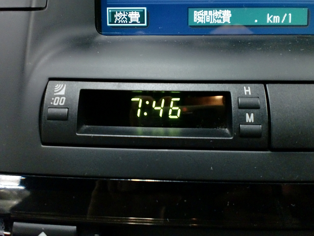 20前期モデルの電波時計 wcclock